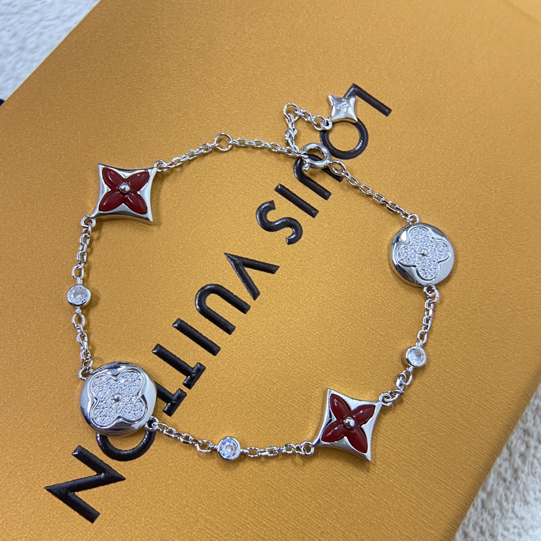 Louis Vuitton Red Carnelian Star Sun Bracelet - Best Replica Jewelry™