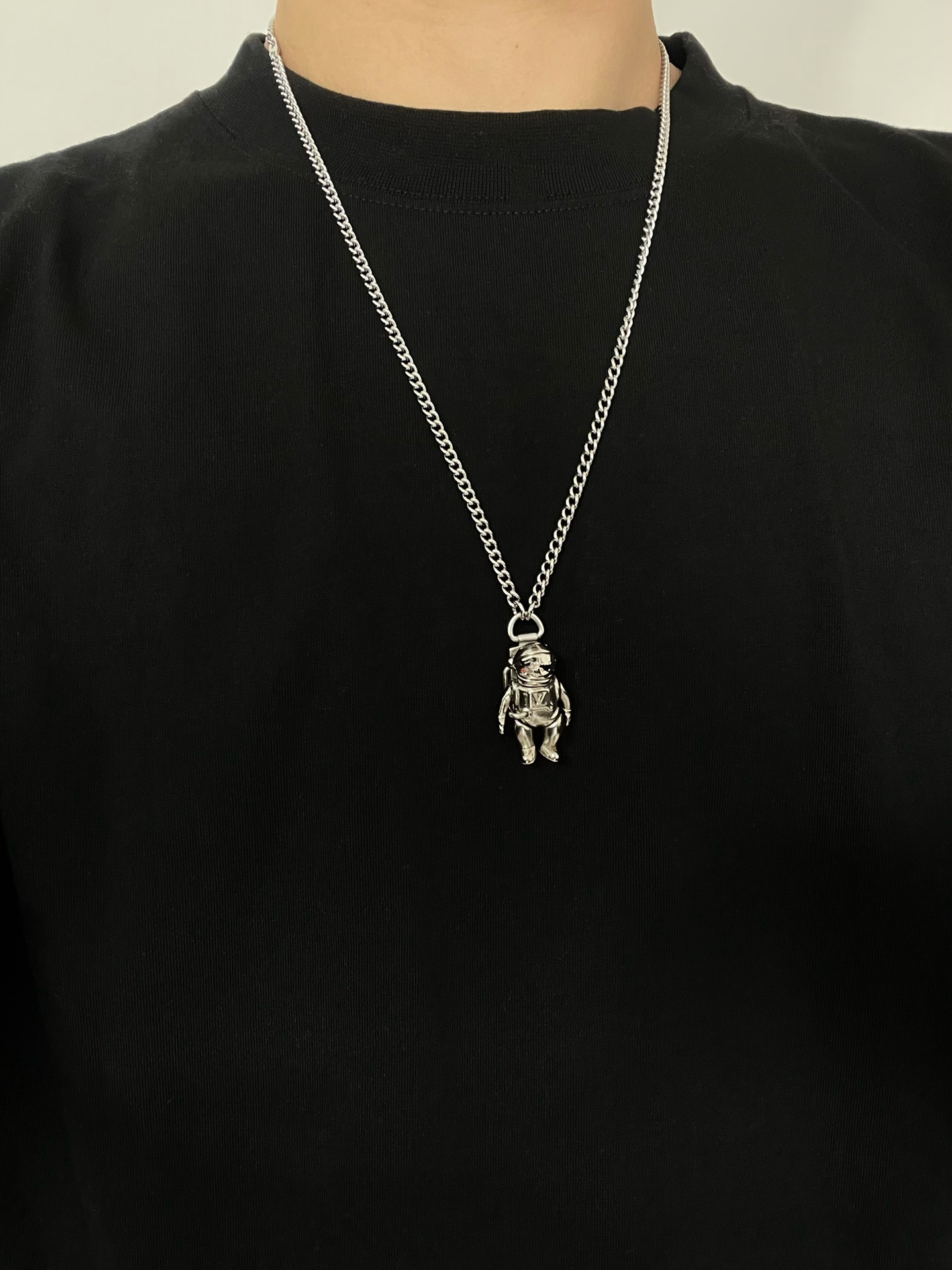 Louis Vuitton LV Galaxy Astronaut Necklace - Best Replica Jewelry™