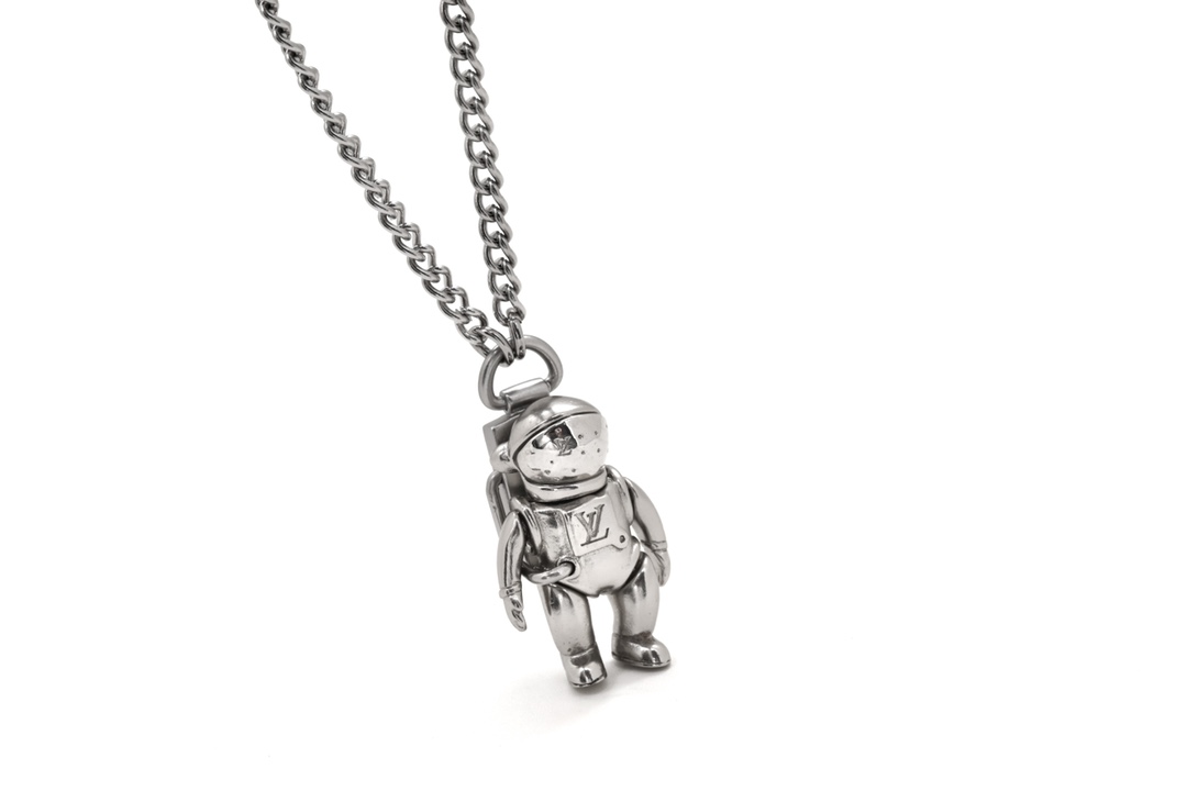 Louis Vuitton LV Galaxy Astronaut Necklace - Best Replica Jewelry™