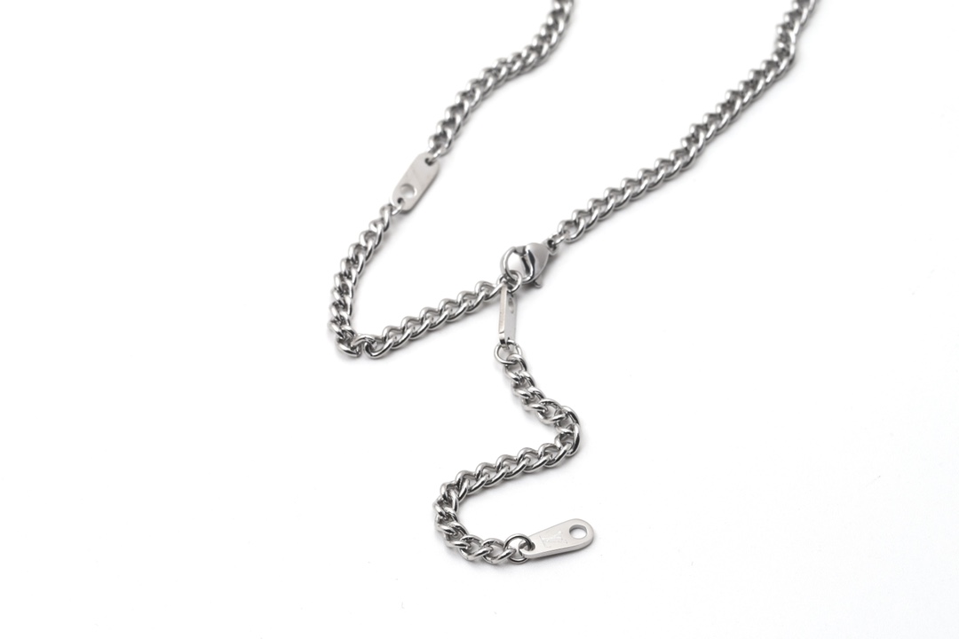 Louis Vuitton x Nigo Duck Pendant Necklace Silver - Best Replica Jewelry™