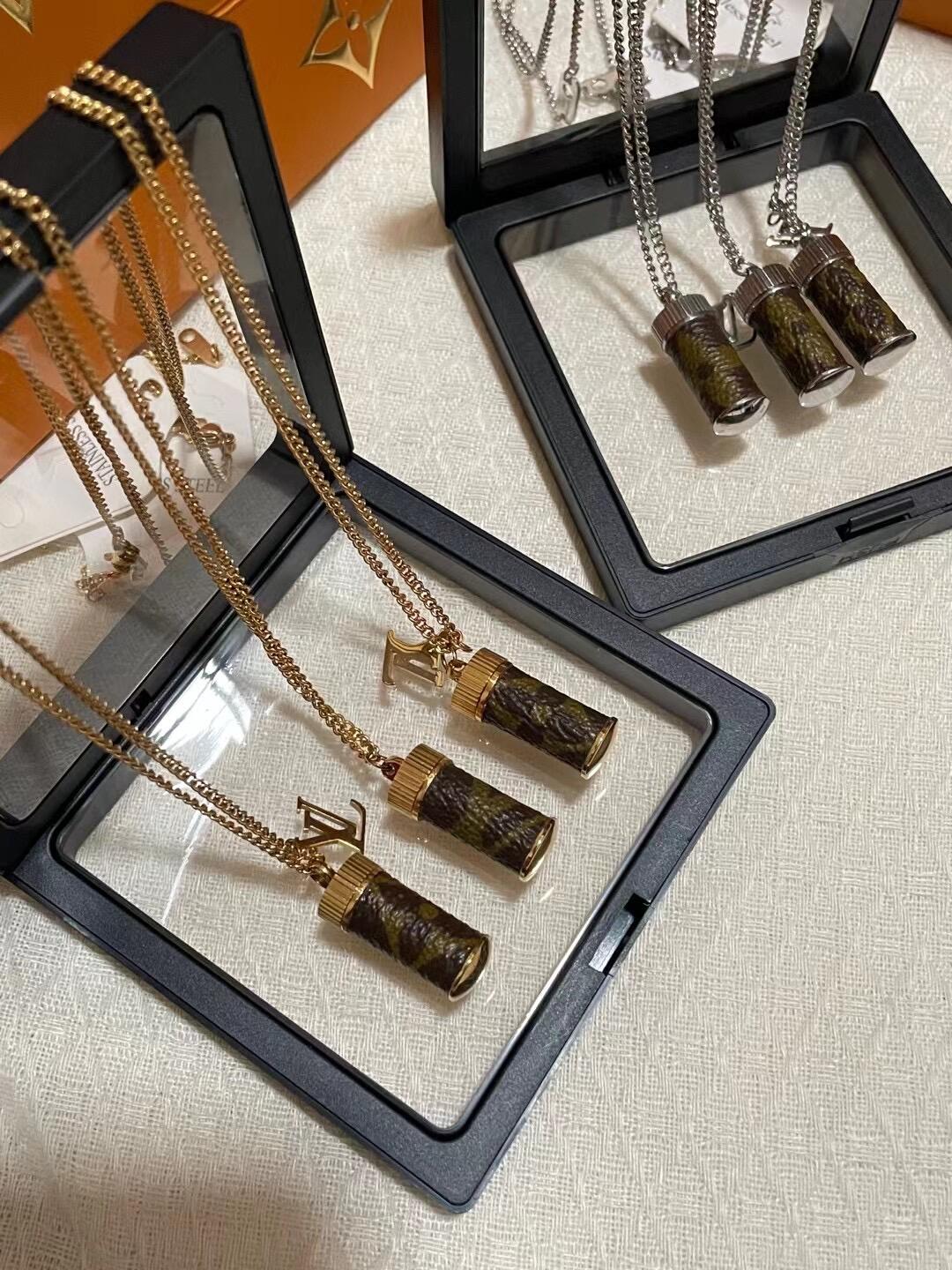 Louis Vuitton Perfume Bottle Necklace - Best Replica Jewelry™