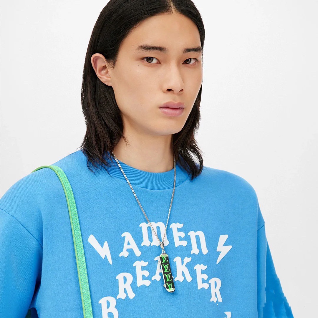 Louis Vuitton LV Skateboard Pendant Necklace - Best Replica Jewelry™