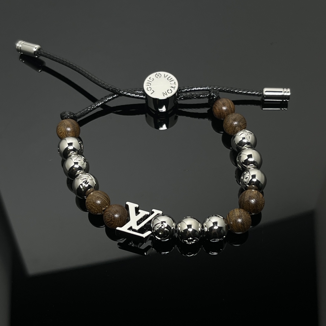 Louis Vuitton Men's LV Surfin' Beads Bracelet - Best Replica Jewelry™