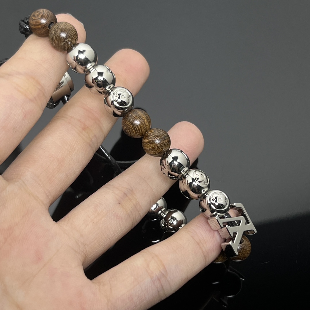 Louis Vuitton Men's LV Surfin' Beads Bracelet - Best Replica Jewelry™
