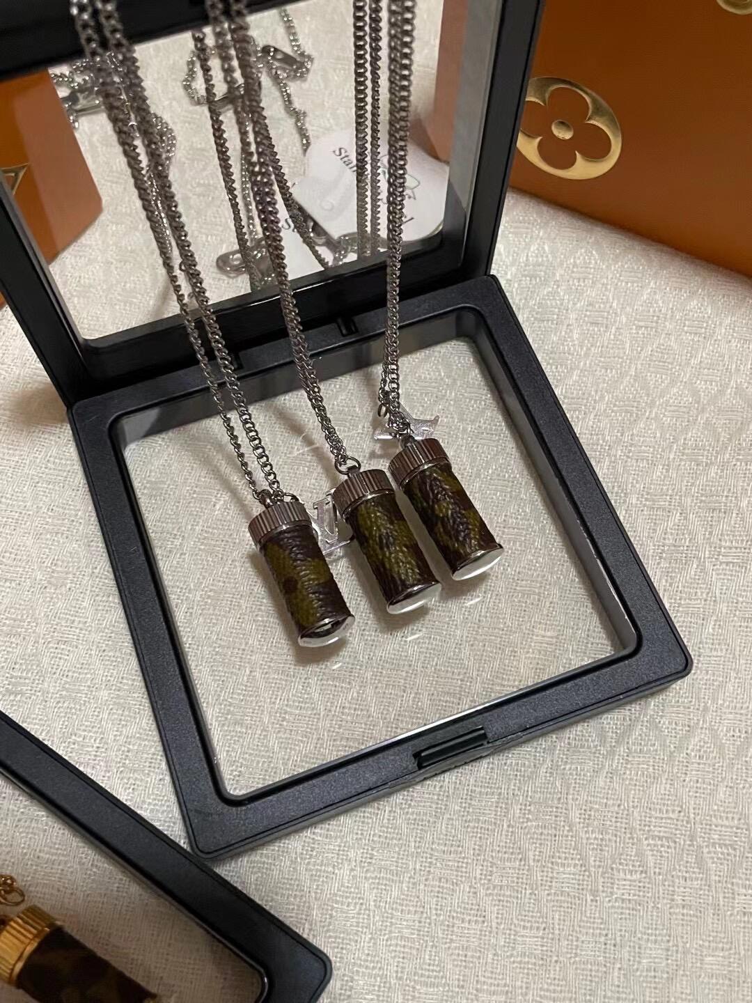 Louis Vuitton Perfume Bottle Necklace - Best Replica Jewelry™