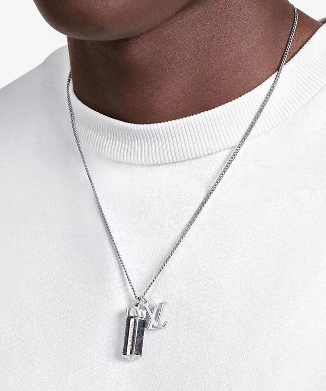 Louis Vuitton Perfume Bottle Necklace - Best Replica Jewelry™