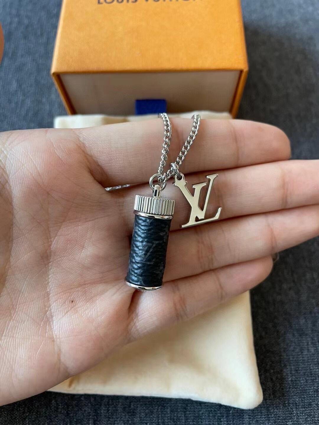 Louis Vuitton Perfume Bottle Necklace - Best Replica Jewelry™