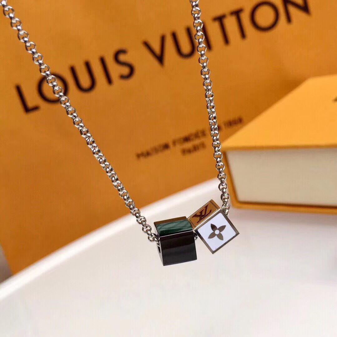 Louis Vuitton Dice Pendant Necklace - Best Replica Jewelry™