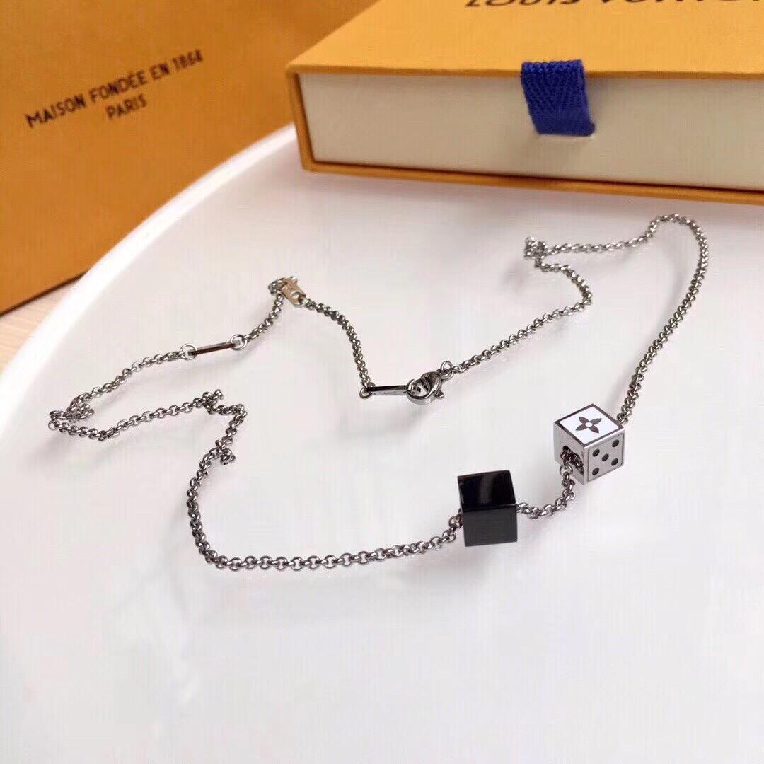 Louis Vuitton Dice Pendant Necklace - Best Replica Jewelry™
