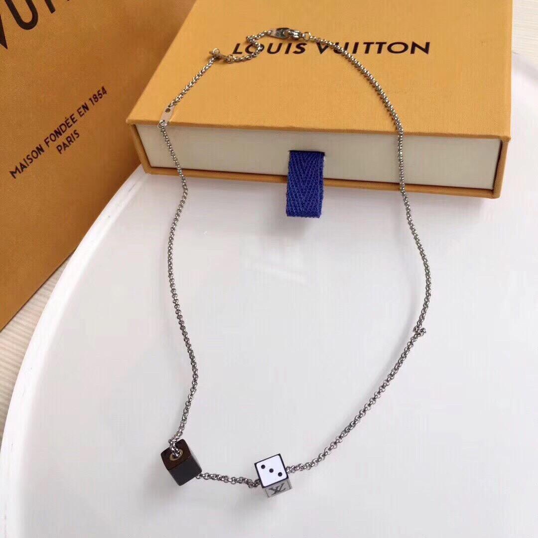Louis Vuitton Dice Pendant Necklace - Best Replica Jewelry™