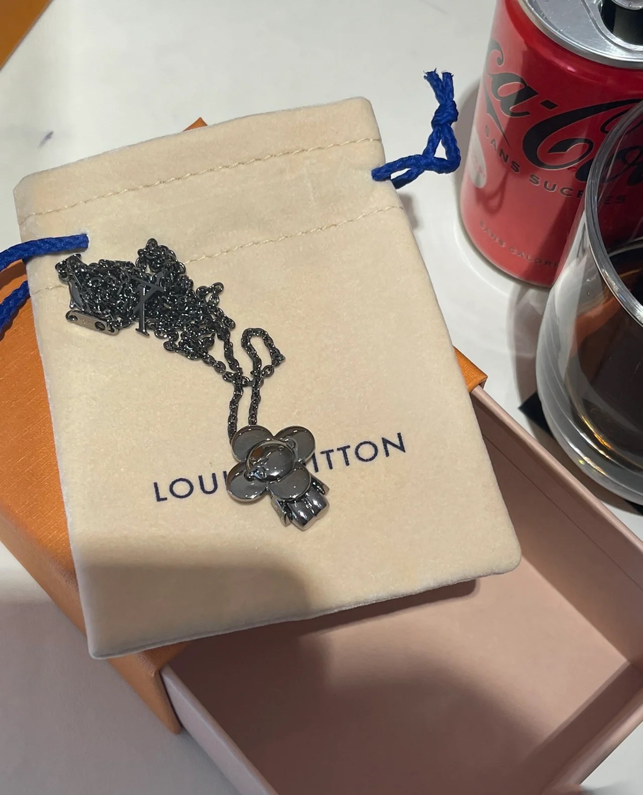 Louis Vuitton Vivienne Pendant Necklace - Best Replica Jewelry™