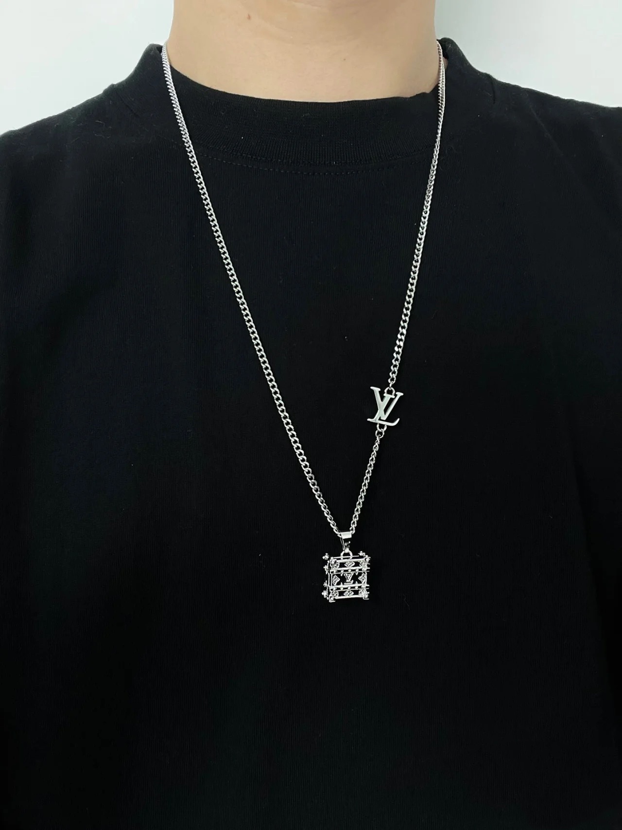 Louis Vuitton Trunk Locket Pendant Necklace - Best Replica Jewelry™