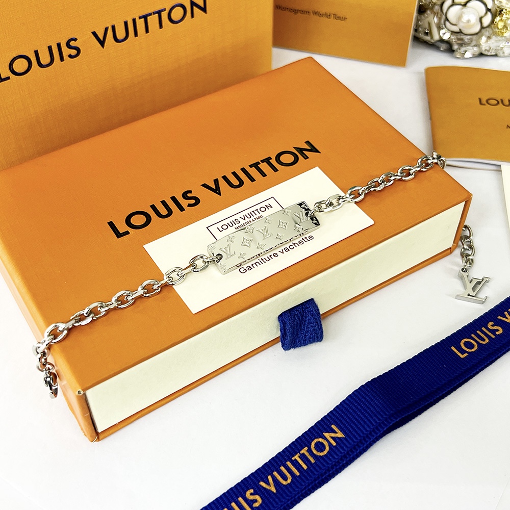 Louis Vuitton Unisex Couple Monogram Bold Bracelet - Best Replica Jewelry™