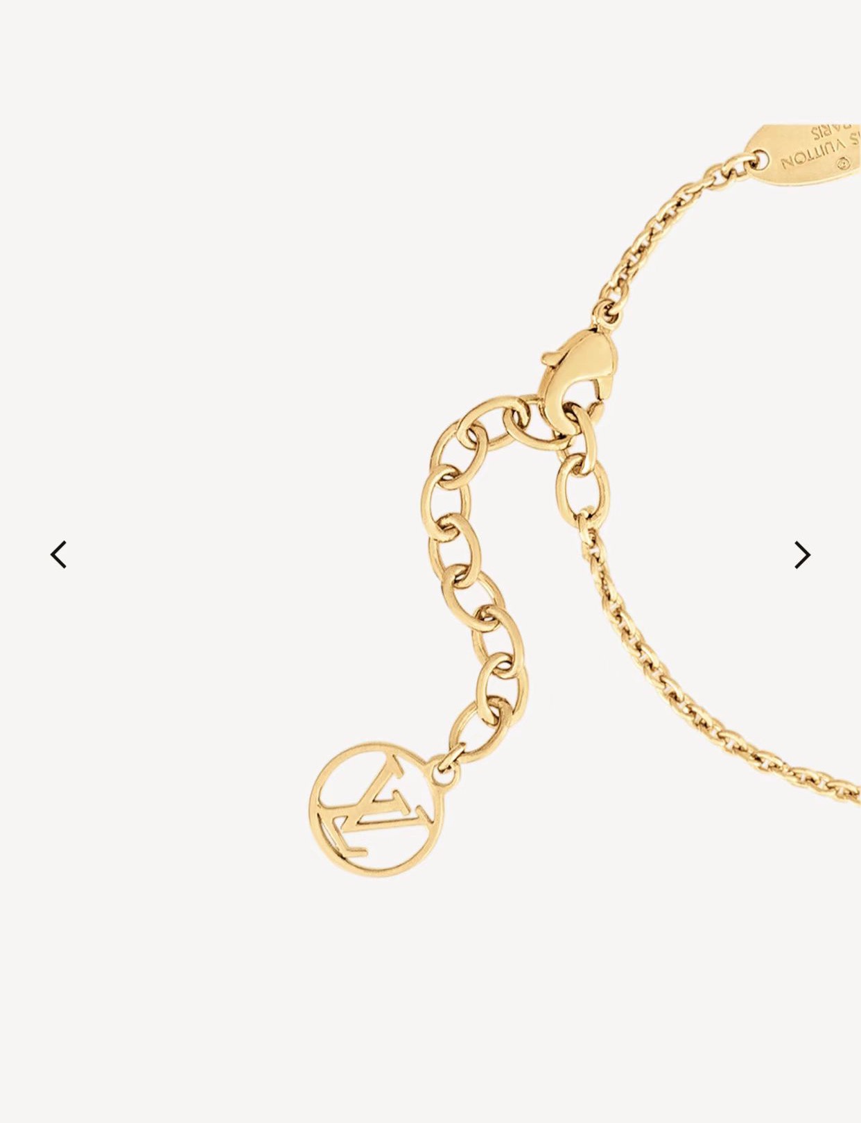 Louis Vuitton Diamond LV Letters Bracelet - Best Replica Jewelry™