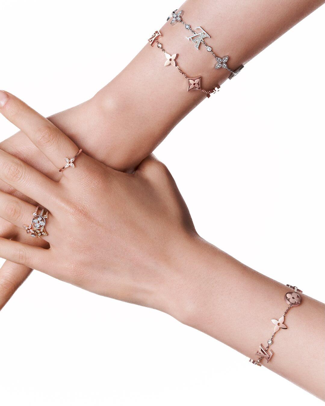 Louis Vuitton 7 Motifs Star Sun Blossom LV Monogram Bracelet - Best Replica Jewelry™