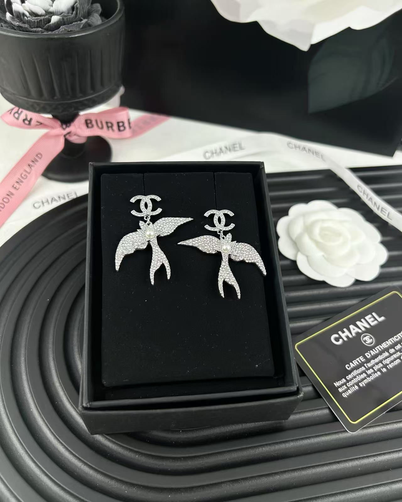 Chanel Fly Bird Earrings - Best Replica Jewelry™