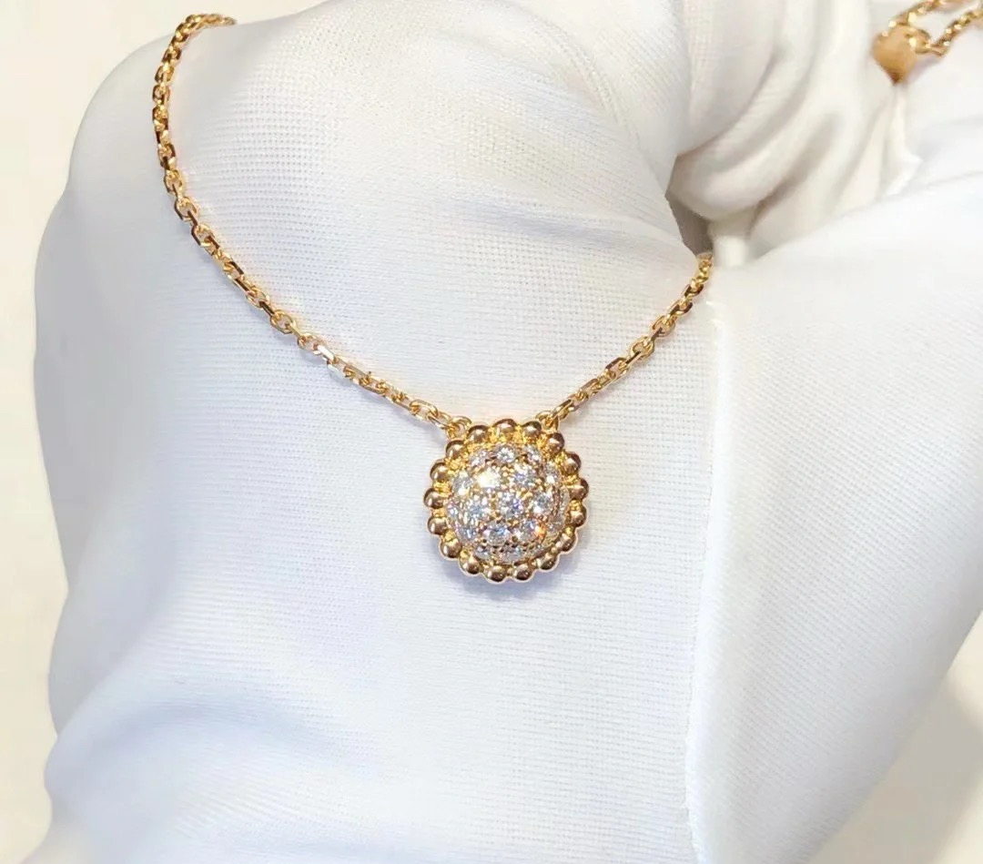 VCA Perlee Diamond Pendant Necklace - Best Replica Jewelry™