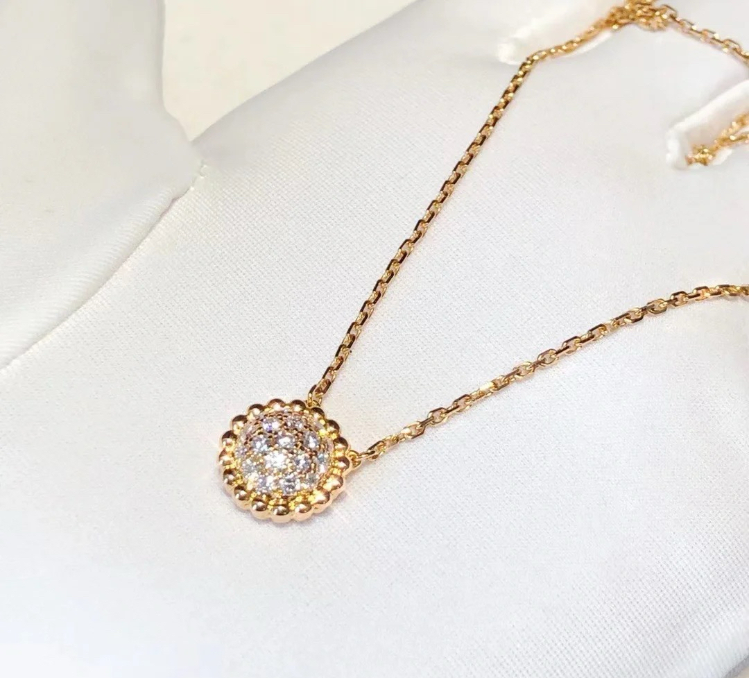 VCA Perlee Diamond Pendant Necklace - Best Replica Jewelry™