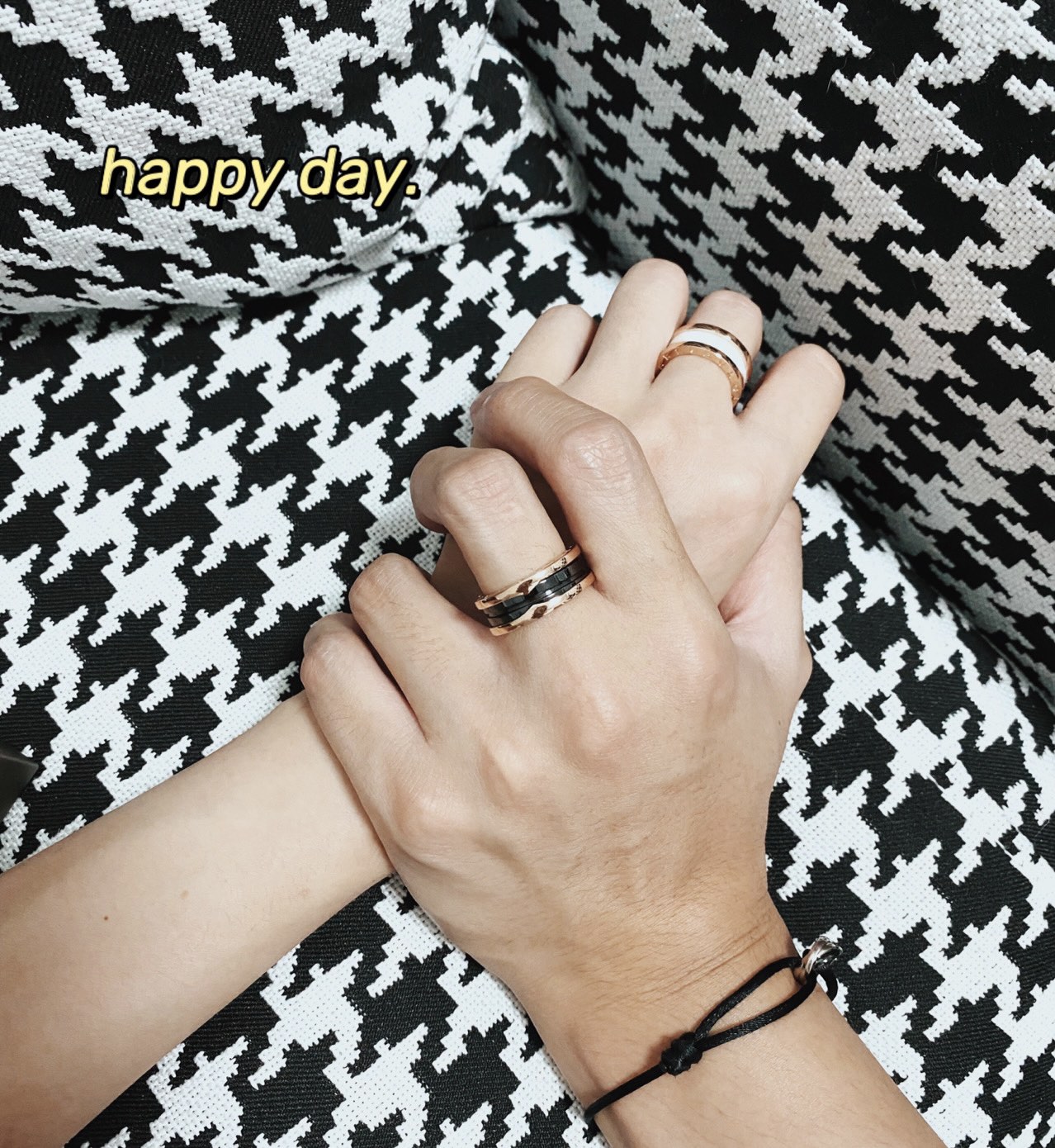 Bvlgari Rose Gold and Black B.zero1 Ring - Best Replica Jewelry™