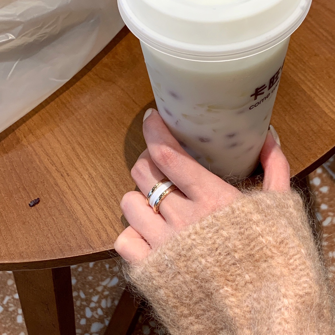 Bvlgari Rose Gold and White B.zero1 Ring - Best Replica Jewelry™