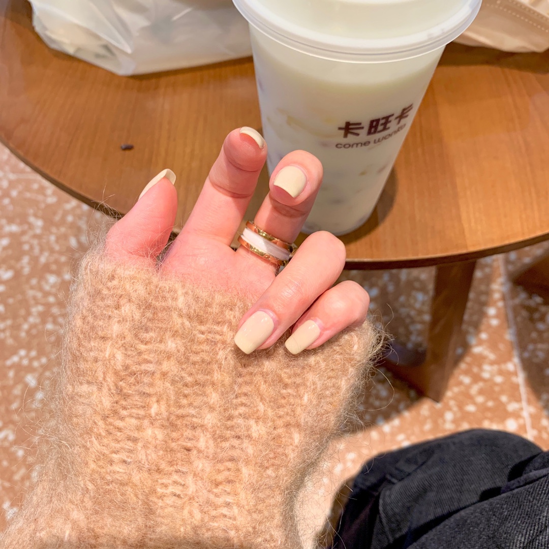 Bvlgari Rose Gold and White B.zero1 Ring - Best Replica Jewelry™