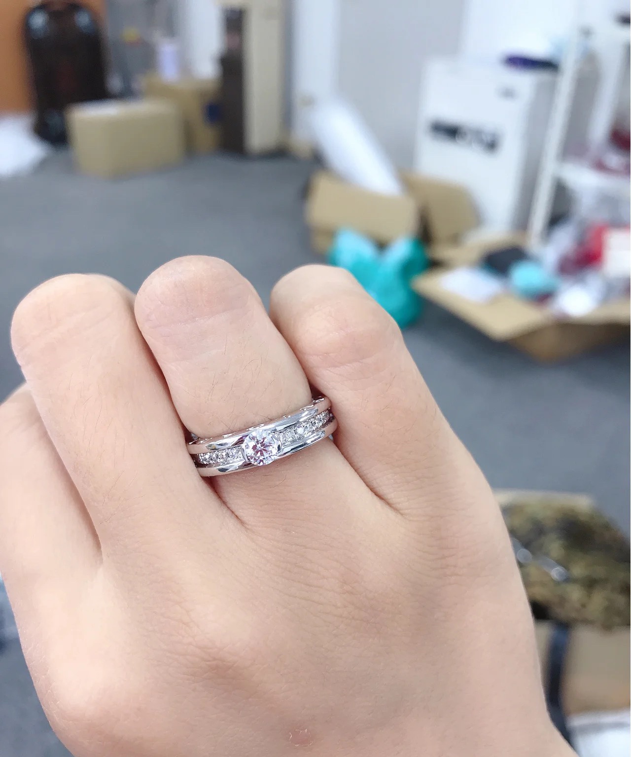 Bvlgari Diamond 2 in 1 B.zero1 Ring