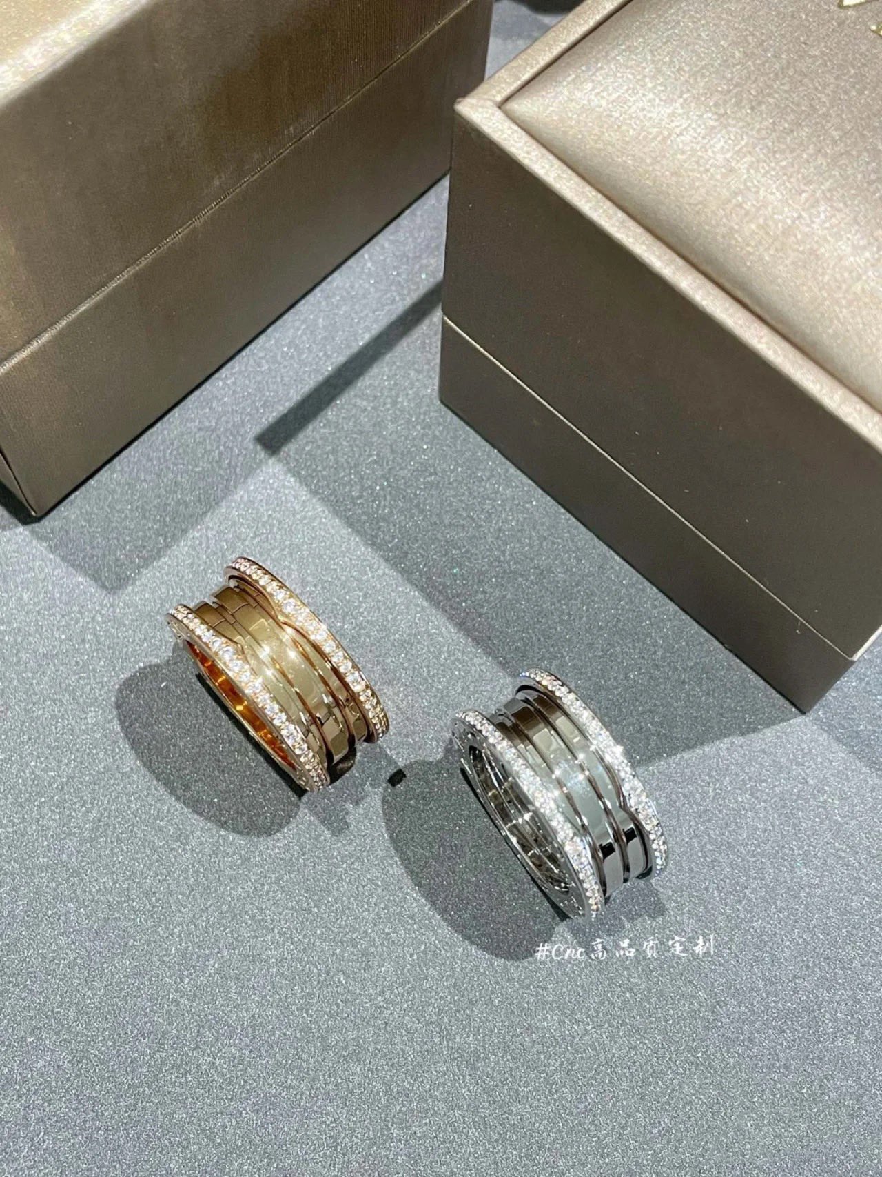 Bvlgari Demi-pave Diamonds B.zero1 Ring - Best Replica Jewelry™
