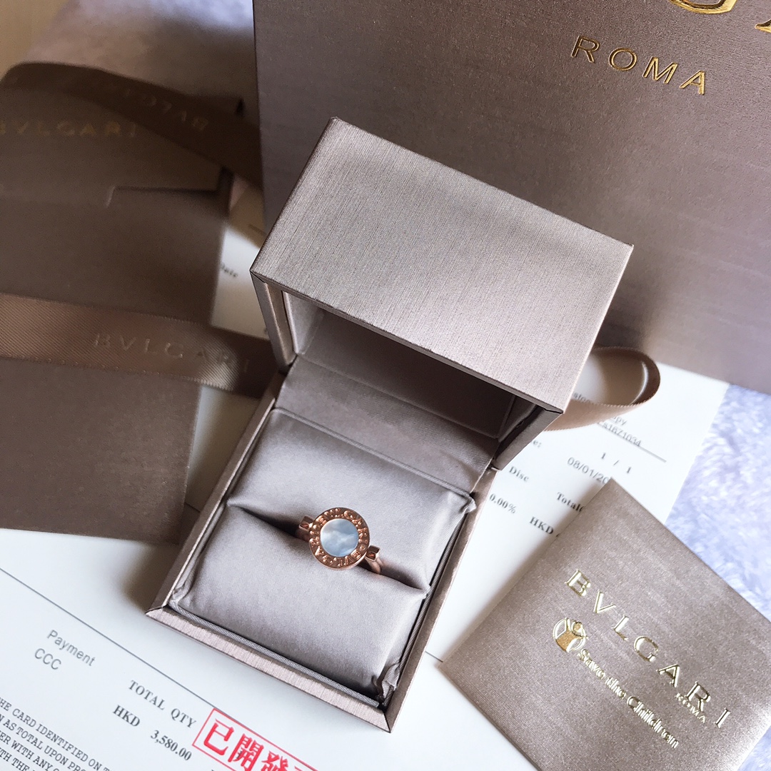 Bvlgari Double Sided Bvlgari Ring - Best Replica Jewelry™