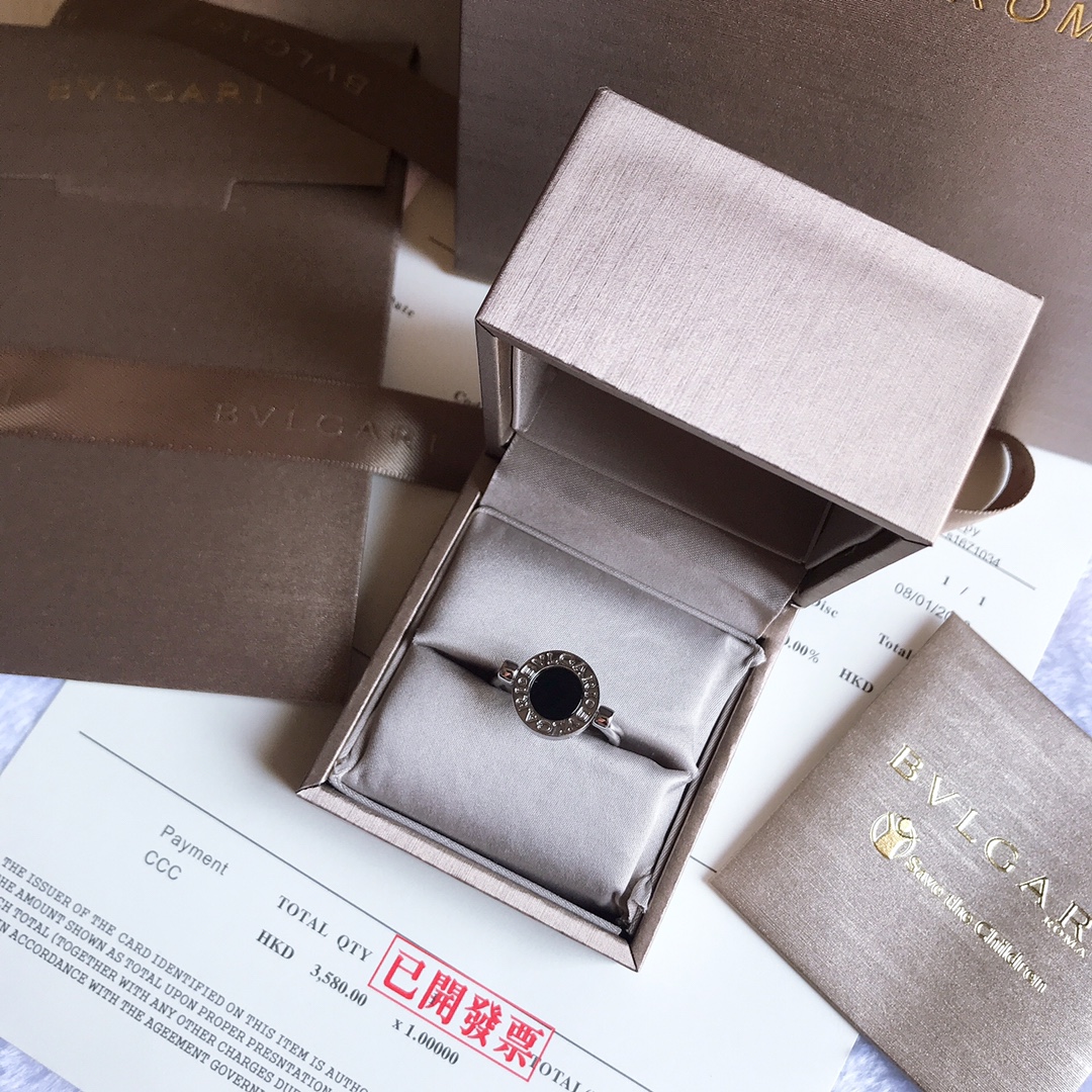 Bvlgari Double Sided Bvlgari Ring - Best Replica Jewelry™