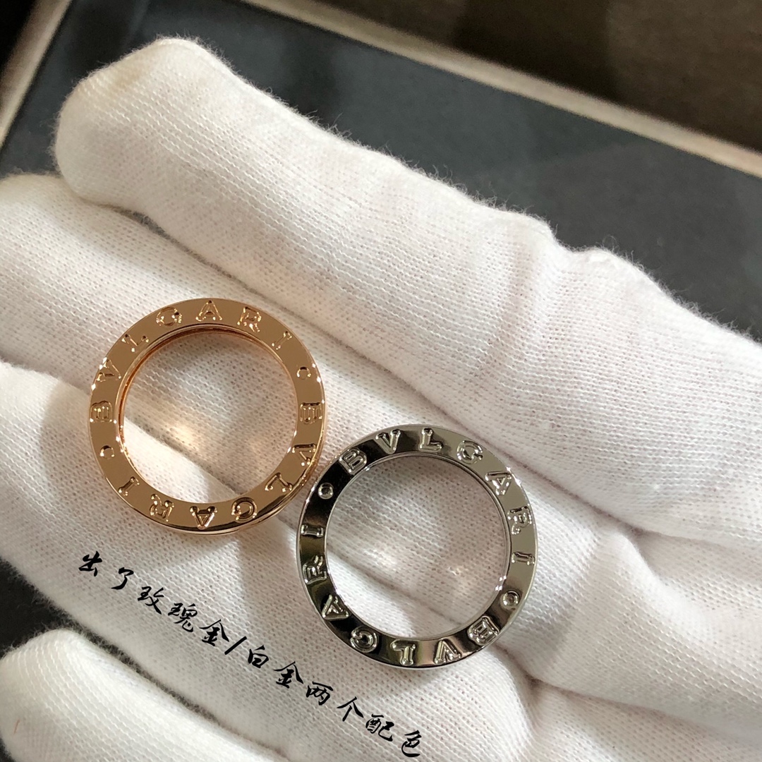 Bvlgari Diamond Paved One-band B.zero1 Ring - Best Replica Jewelry™