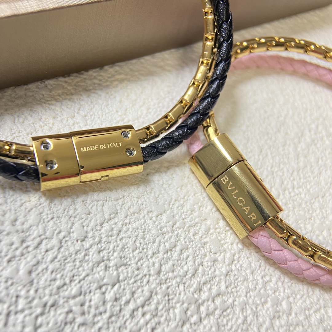 Bvlgari Serpenti Forever Leather Bracelet