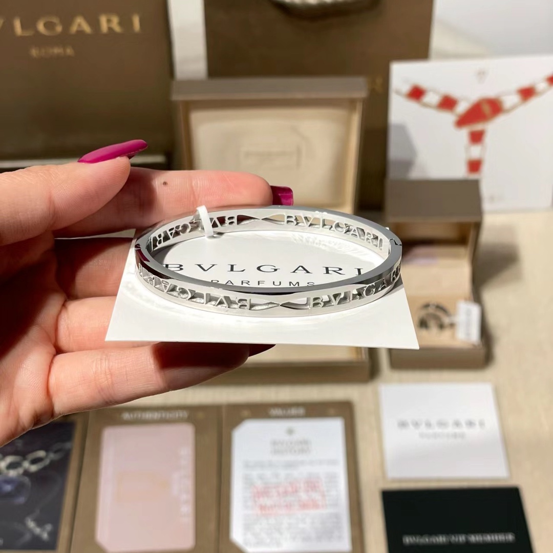 Dupe Bvlgari Hollow Monogram B.zero1 Bangle Bracelet