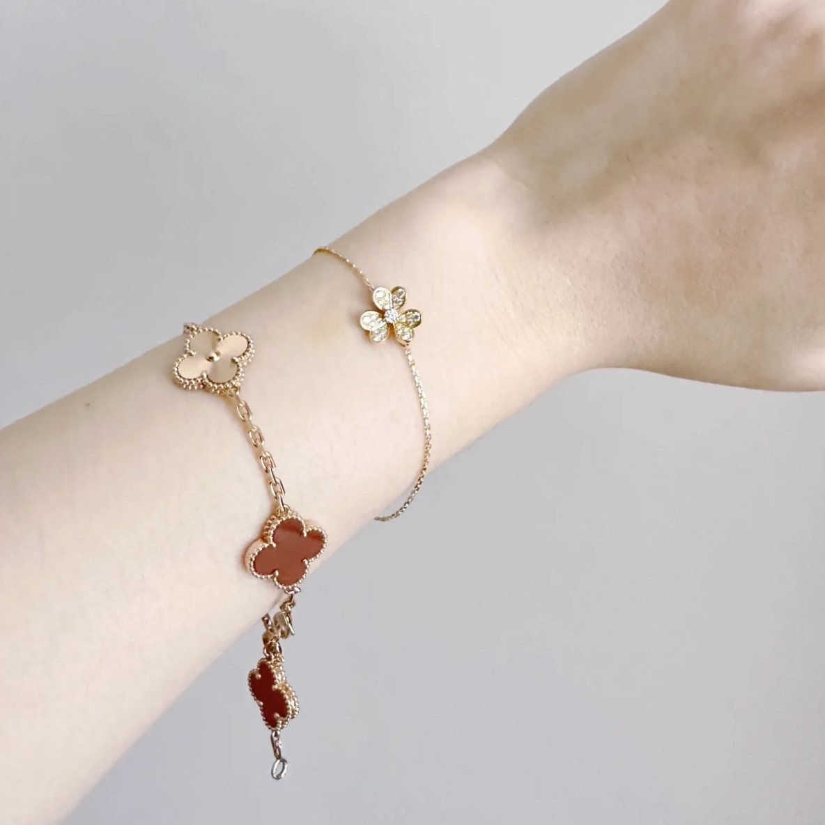 Dupe Van Cleef & Arpels Frivole Flora Bracelets
