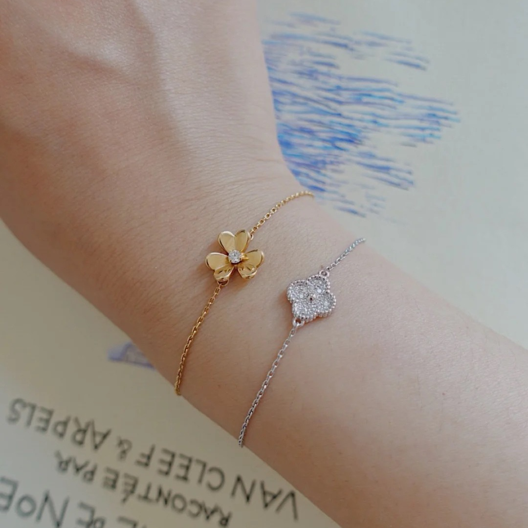 Dupe Van Cleef & Arpels Frivole Flora Bracelets