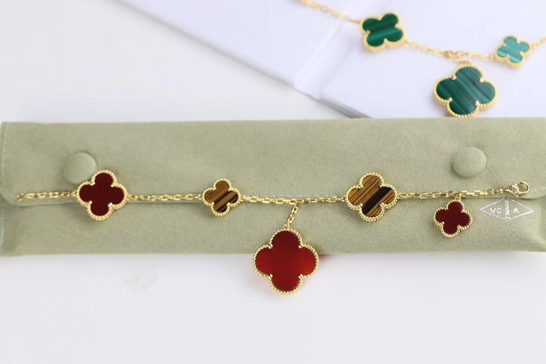 Dupe Van Cleef & Arpels Magic Alhambra Bracelet 5 Motifs