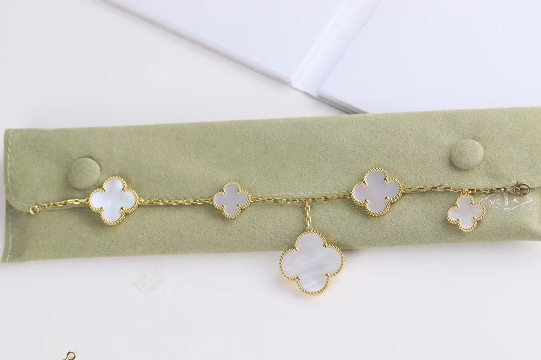 Dupe Van Cleef & Arpels Magic Alhambra Bracelet 5 Motifs