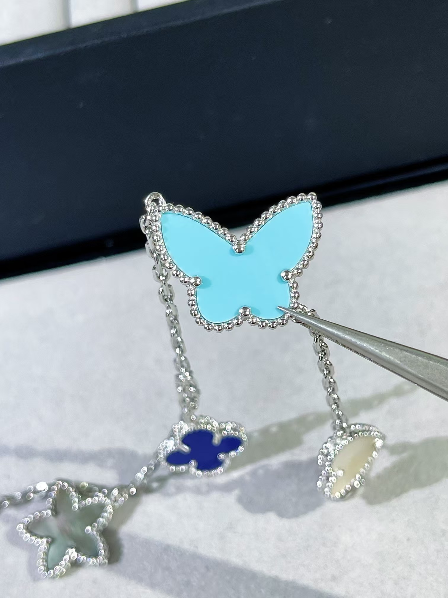 Dupe Van Cleef & Arpels Limited Version Lucky Alhambra Bracelet, 4 Motifs