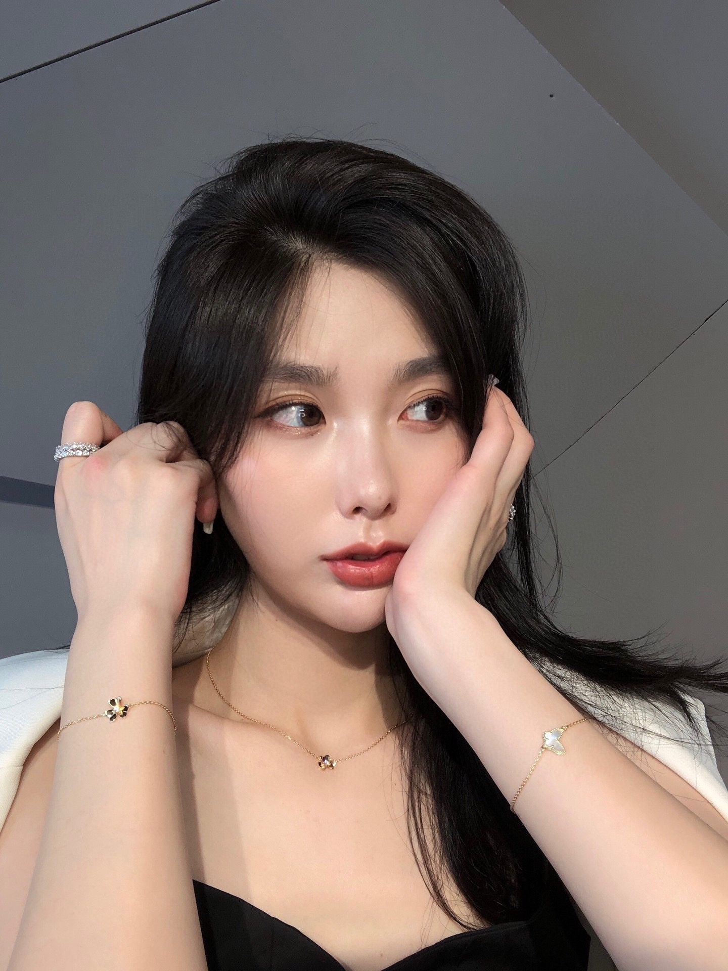 Dupe Van Cleef & Arpels Flora Earrings Bracelet Necklace, 1 Motif