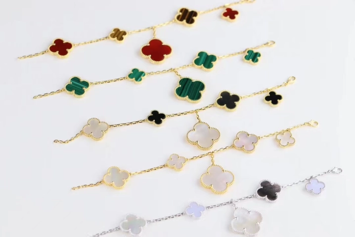 Dupe Van Cleef & Arpels Magic Alhambra Bracelet 5 Motifs