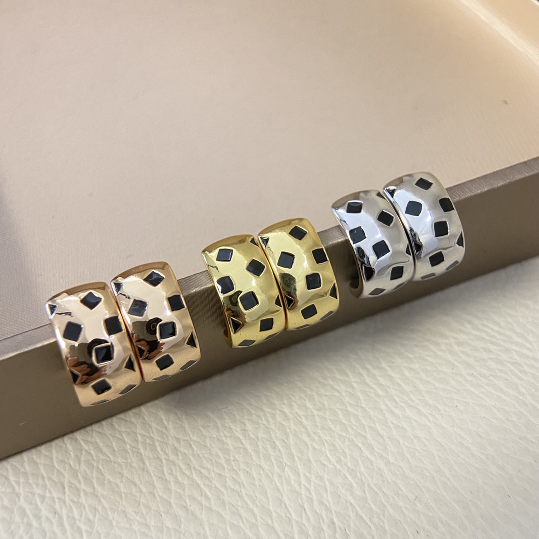 Dupe Cartier Leopard Panthère de Stud Earrings