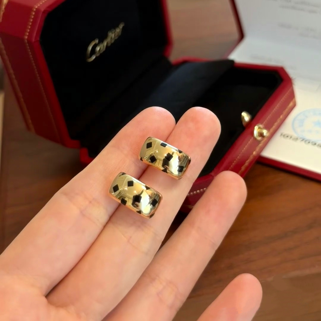 Dupe Cartier Leopard Panthère de Stud Earrings