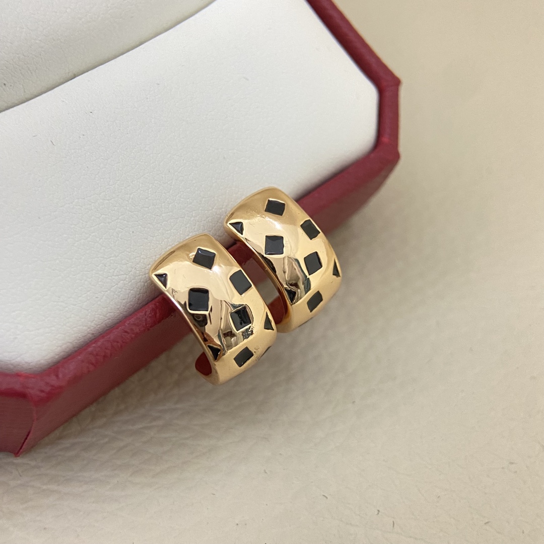 Dupe Cartier Leopard Panthère de Stud Earrings