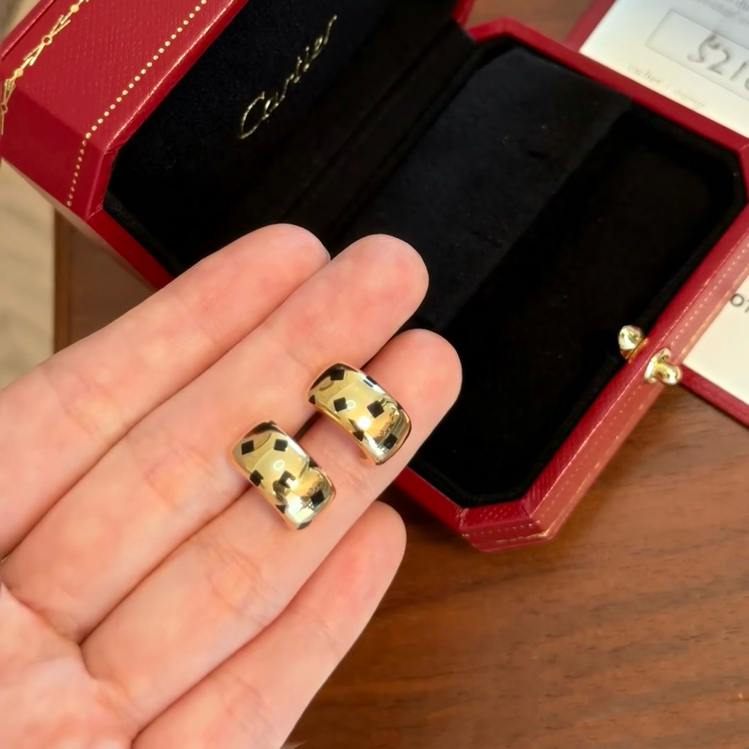 Dupe Cartier Leopard Panthère de Stud Earrings