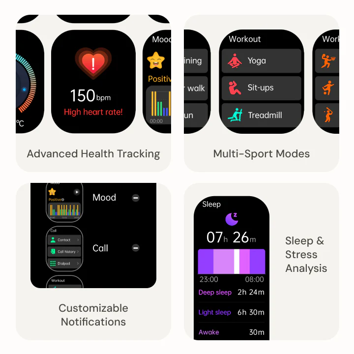 Montre Connectée Health Smartwatch
