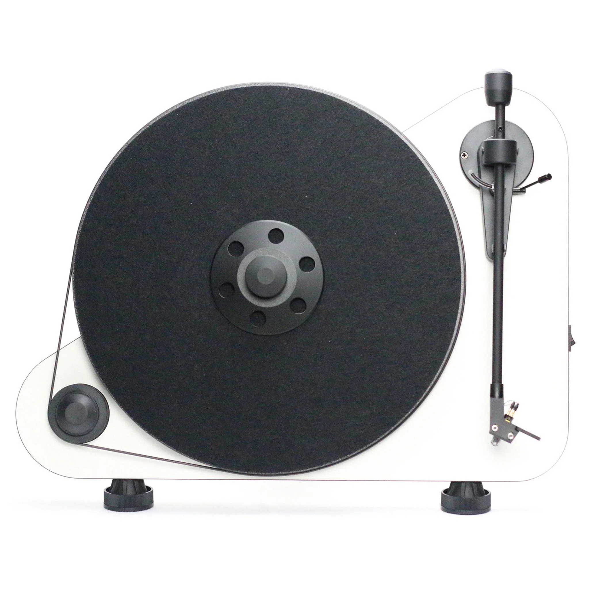 Pro-Ject: Vertical Turntable Right w/ Bluetooth - White (VT-E BT R) - (Open Box Special)