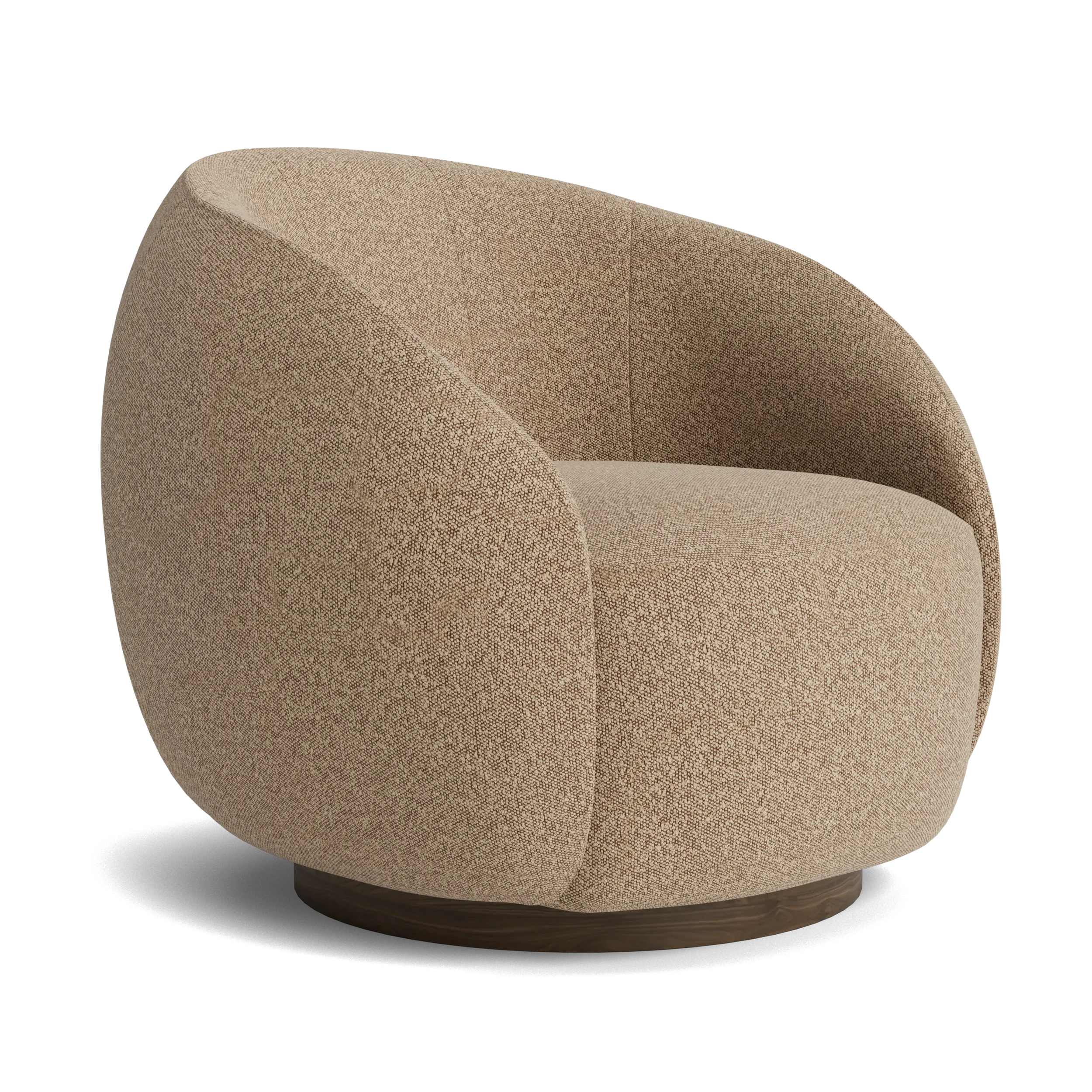 Lark Swivel Armchair - Copenhagen Espresso
