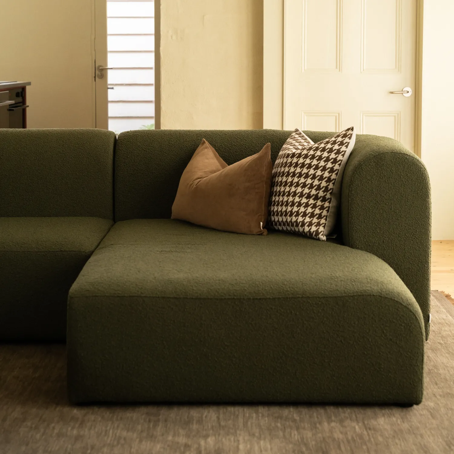 Berg 3 Seater LHF Chaise Sofa - Copenhagen Forest