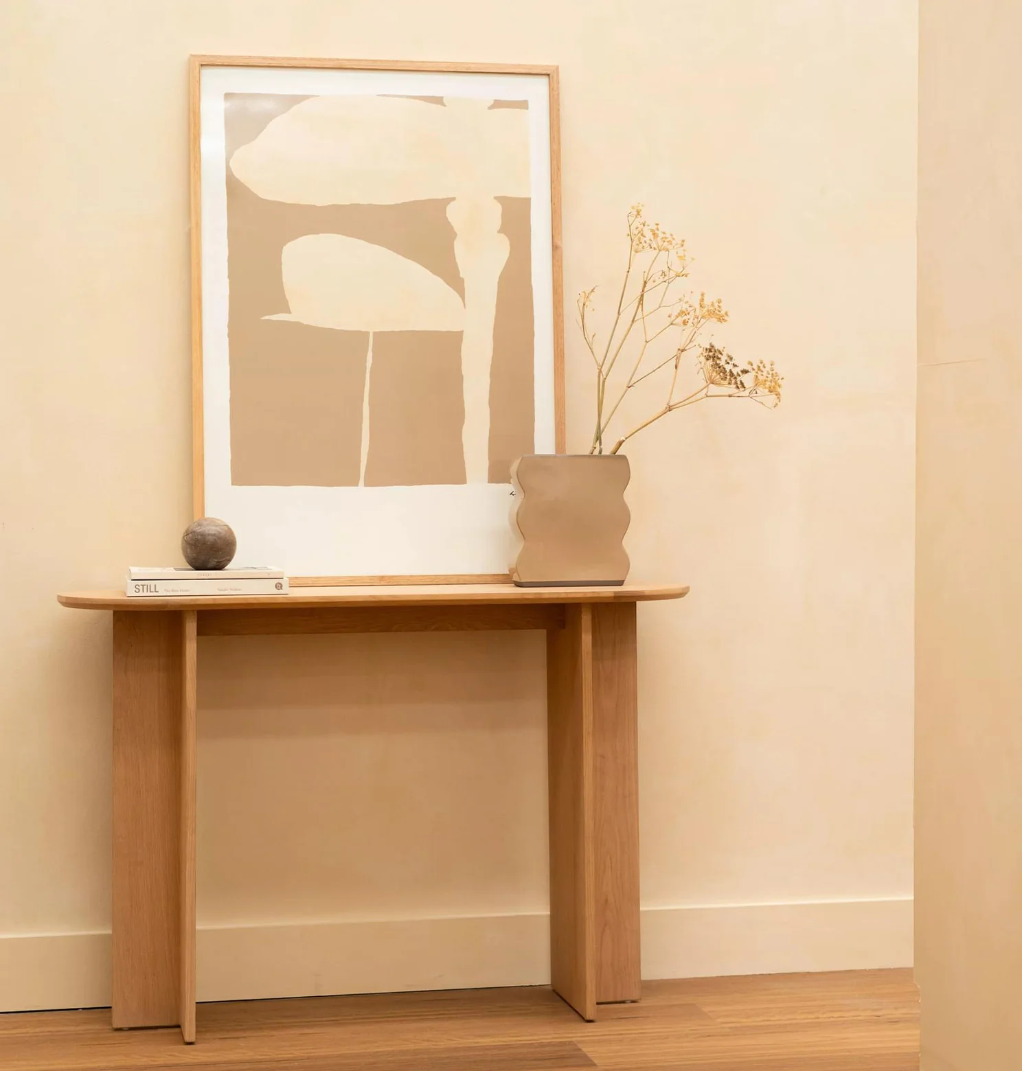 Arrange Console Table - Oak