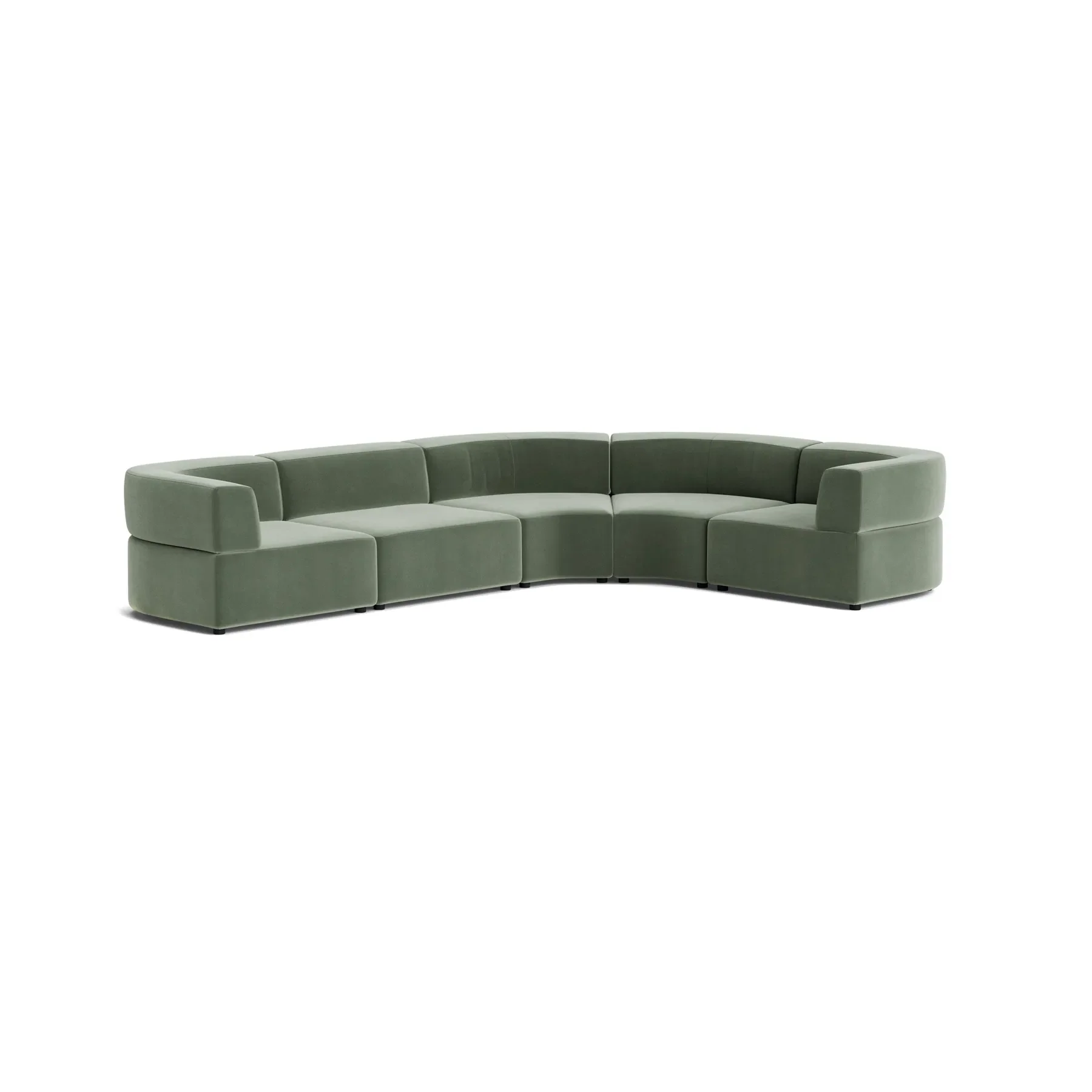 Stretch Angled Corner Sofa - Opal Ocean