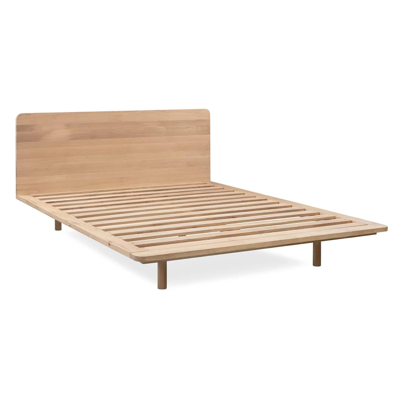 Serene Queen Bed - Oak